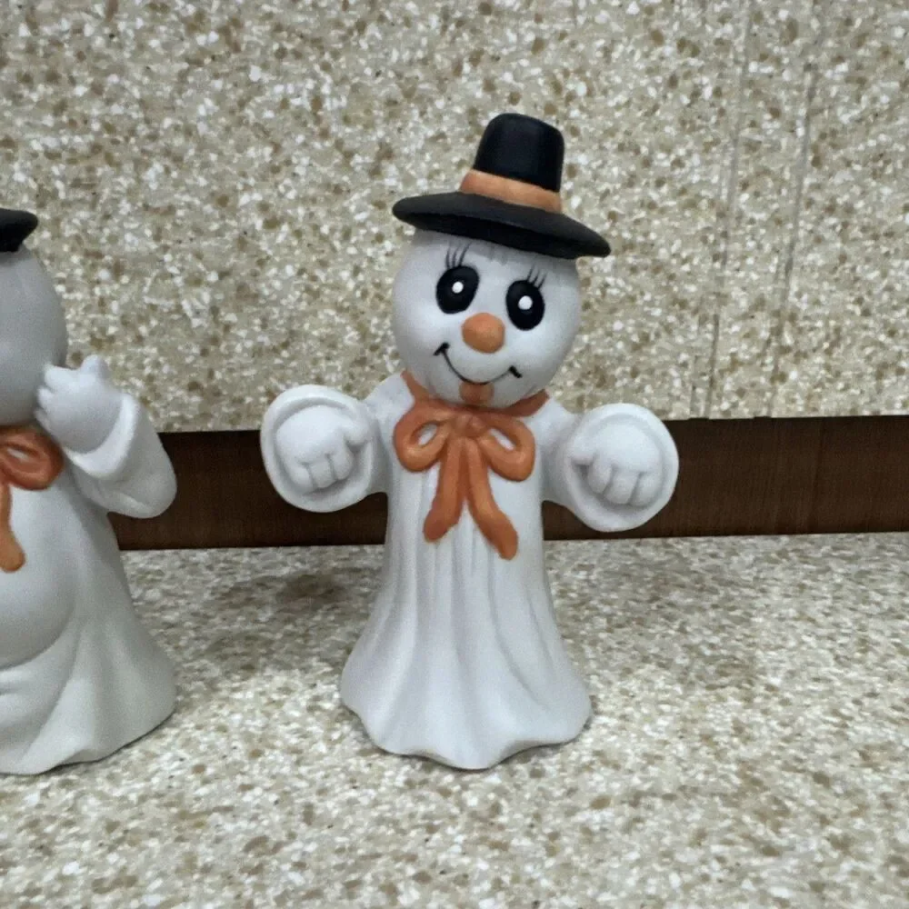 VTG Halloween Set 3 Hand Painted  4